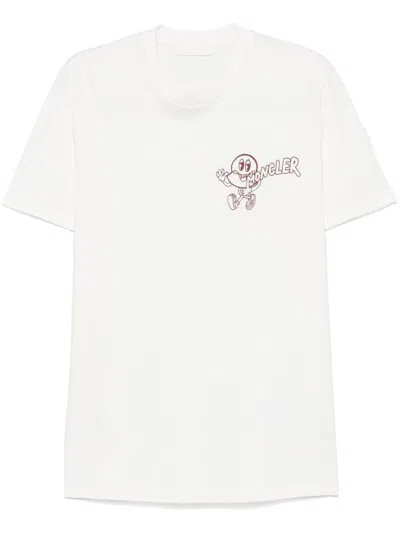 Moncler Logo-print T-shirt In White