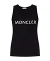 Moncler Logo-print Tank Top In Black