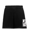 Moncler Logo-print Track Shorts In Black