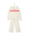 Moncler Logo-print Virgin-wool Tracksuit In White