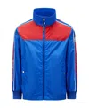 Moncler Logo-print Windbreaker Jacket In Blue