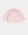 Moncler Pink Printed Shirt