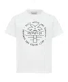 Moncler Logo-printed Cotton T-shirt In White