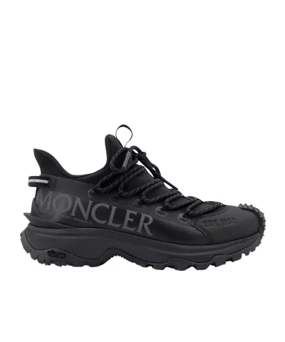 Moncler Black Nylon Sneakers