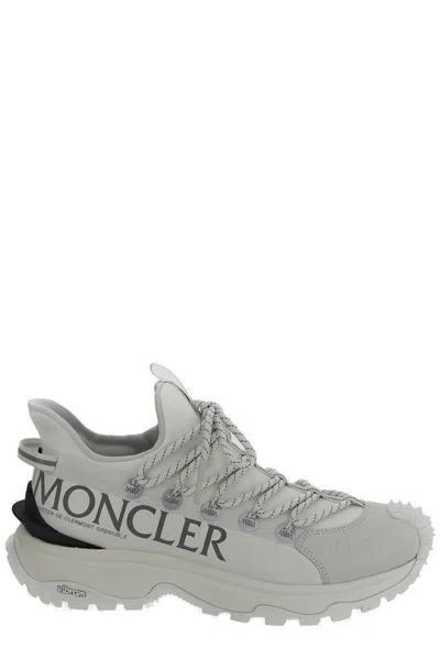 Moncler Logo Printed Stretch Ripstop Sneakers In Multi