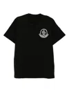 Moncler T-shirt With Logo In Black
