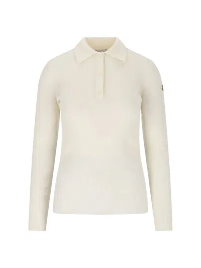 MONCLER LOGO RIBBED TOP