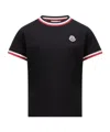 Moncler Logo Short-sleeved T-shirt In Black