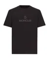Moncler Logo Short-sleeved T-shirt In Black