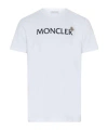 Moncler T-shirt With Flocked Logo In White