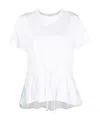Moncler Logo Short-sleeved T-shirt In White