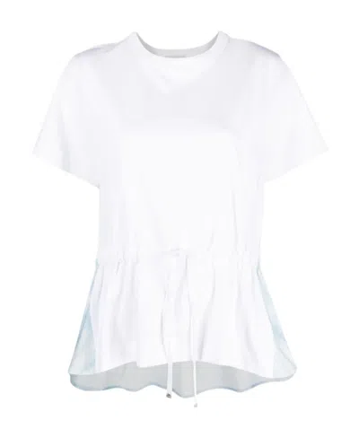 Moncler Logo Short-sleeved T-shirt In White