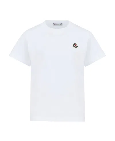Moncler Logo Short-sleeved T-shirt In White