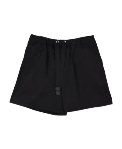 Moncler Logo Shorts In Black