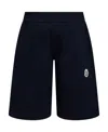 Moncler Logo Shorts In Blue