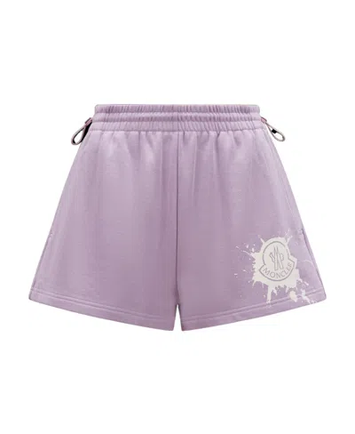 Moncler Logo Shorts In 61a