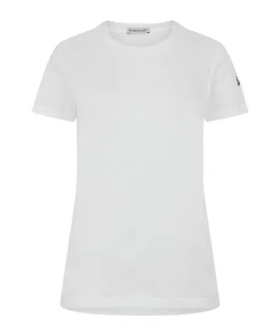 Moncler Logo Short-sleeved T-shirt In White