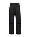 Moncler Embossed Logo Ski Pants In Black