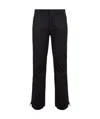 Moncler Comfortable Trousers Featuring Zippered Pockets In Black