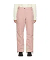 Moncler Belted Flared Ski Pants In Pink