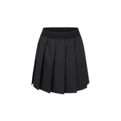 Moncler Logo Skirt In Black