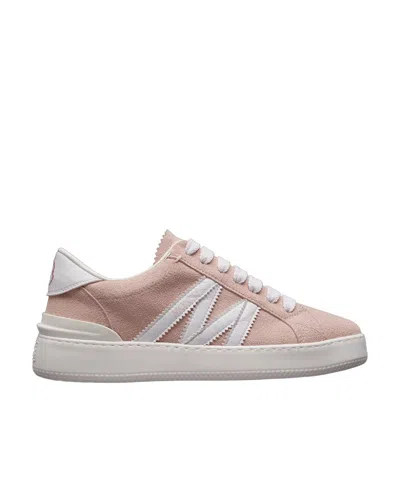 Moncler Logo Sports Shoes In Gray