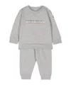 Moncler Logo Sportswear Set In Gray