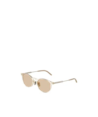 Moncler Logo Sunglasses In Neutral