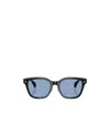 Moncler Logo Sunglasses In Shiny Black