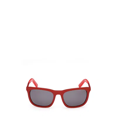 Moncler Logo Sunglasses In Gray