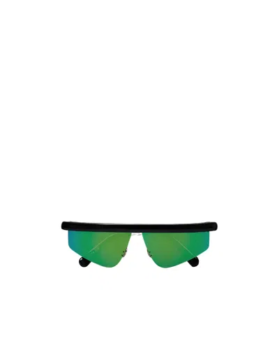 Moncler Logo Sunglasses In Green