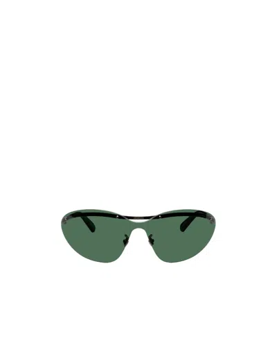 Moncler Logo Sunglasses In Green