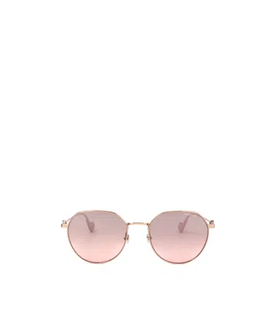 Moncler Logo Sunglasses In Nude
