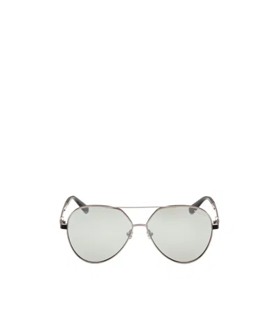 Moncler Logo Sunglasses In White