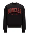 Moncler Logo Sweater In Black