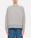 Moncler Sweatshirt With Logo In Grey