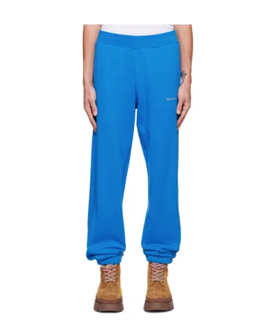 Moncler Logo Sweatpants In Blue