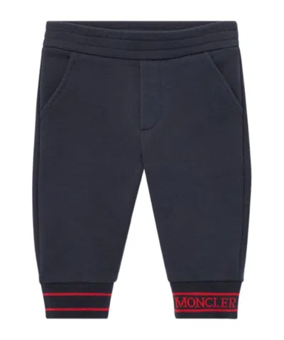 Moncler Logo Sweatpants In Blue