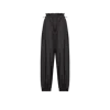 Moncler Drawstring Ruffled Track Pants In Black