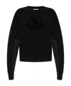 Moncler Logo Sweatshirt In Black