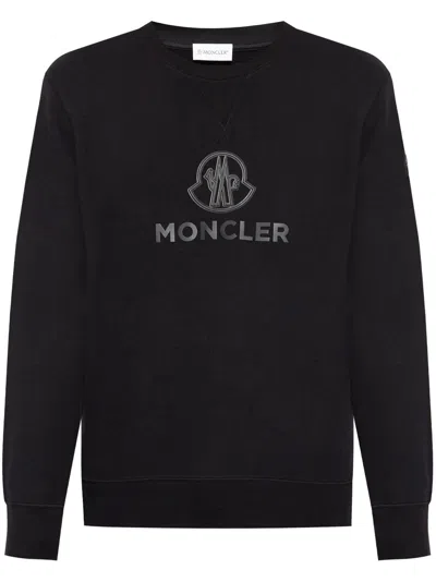 MONCLER LOGO-APPLIQUÉ SWEATER