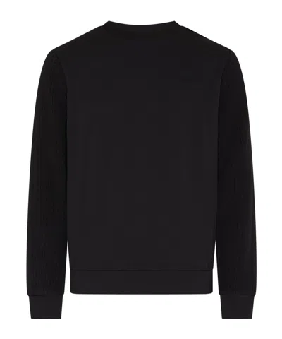 Moncler Logo Sweatshirt In Blue