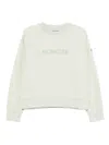 Moncler Logo Sweatshirt In White