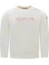 Moncler Logo Sweatshirt In White