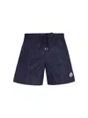 Moncler Logo Patch Drawstring Swim Shorts