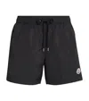 Moncler Drawstring Swimsuit In Black