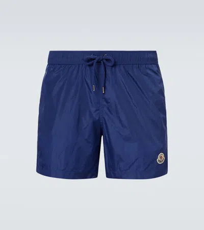 MONCLER LOGO SWIM TRUNKS