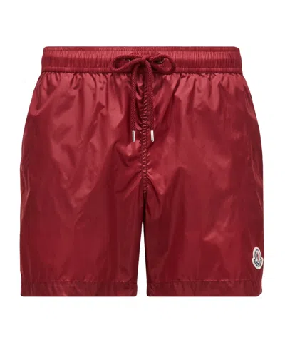 MONCLER LOGO PATCH SWIM SHORTS