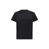Moncler Black T-shirt With Embroidered Logo On The Front And Logo Patch On The Sleeve In Cotton Woma