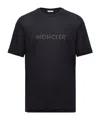 Moncler Logo Crewneck T-shirt In Blue